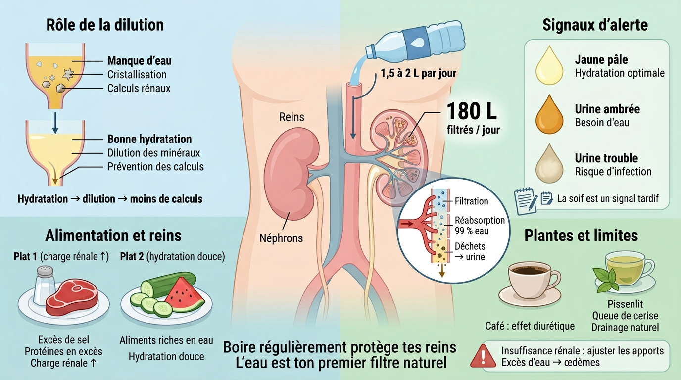 infographie : 30 aliments à éviter en cas d'insuffisance rénale!