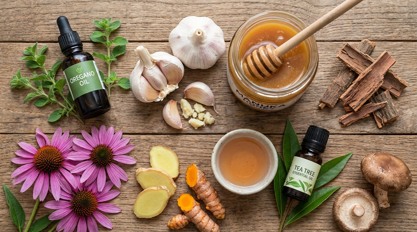 Top 10 antibiotiques naturels pour lutter contre les infections