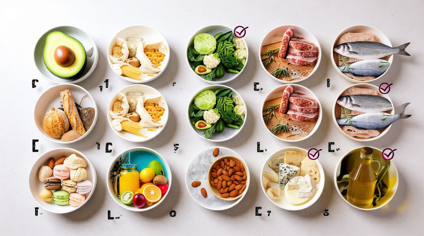 Sélection des aliments pour réussir sa transition
