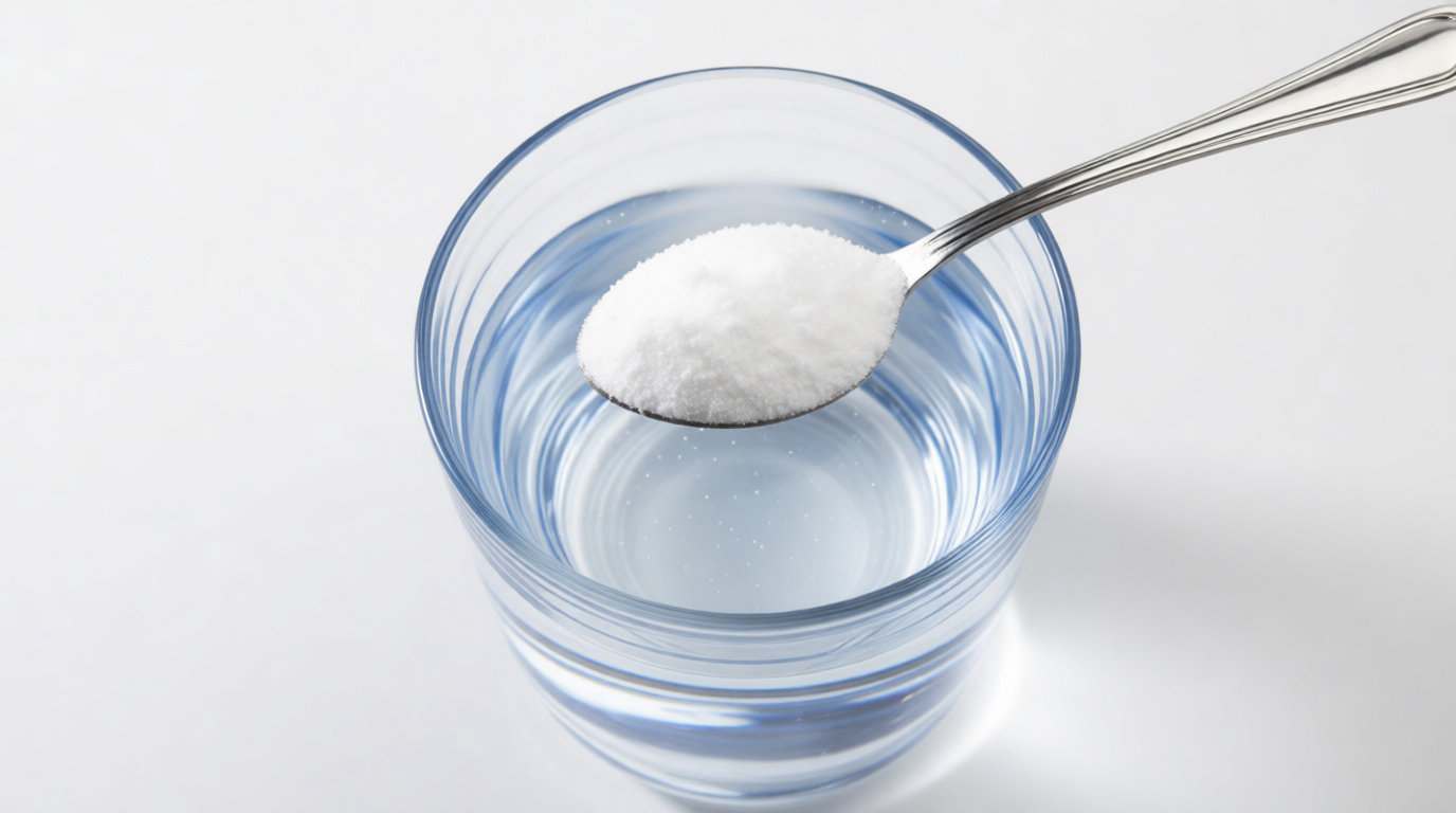 Le bicarbonate de soude contre l'acidité et les remontées