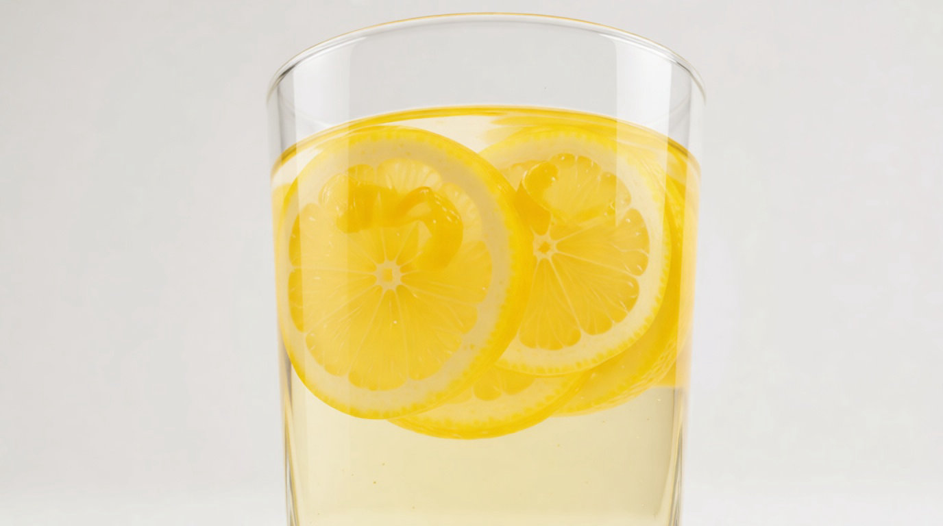 1. L'eau tiède citronnée pour activer le drainage des toxines