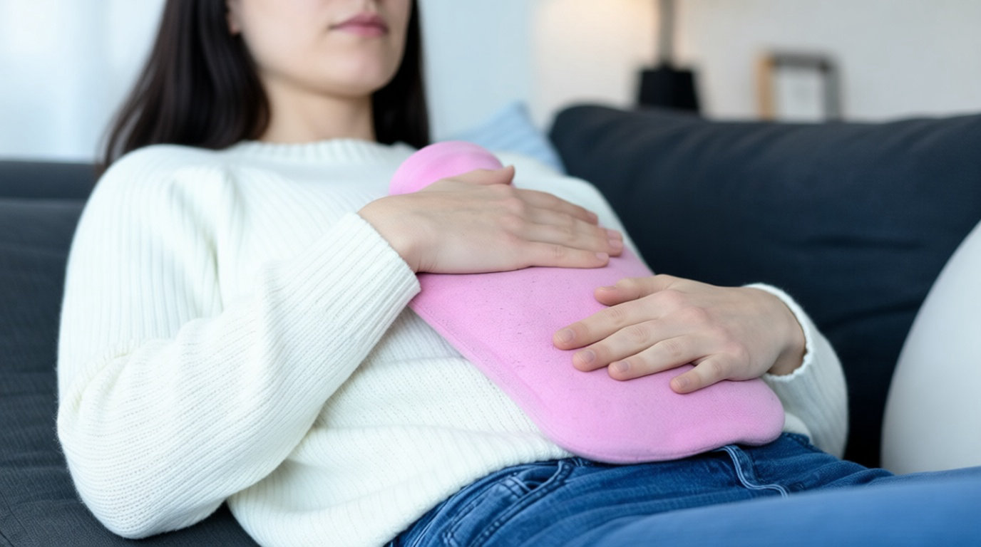 5. La bouillotte chaude pour dénouer les tensions abdominales