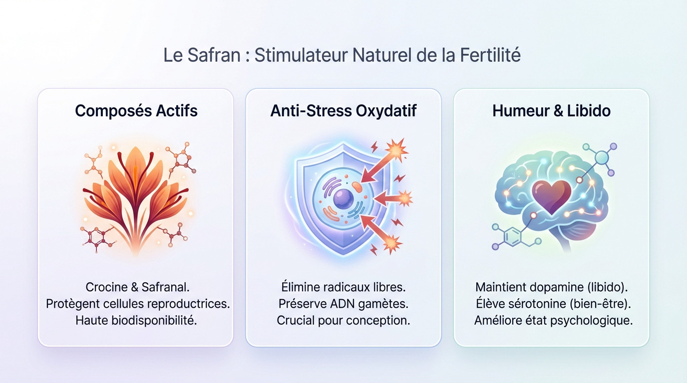 Le safran stimulateur naturel de la fertilité