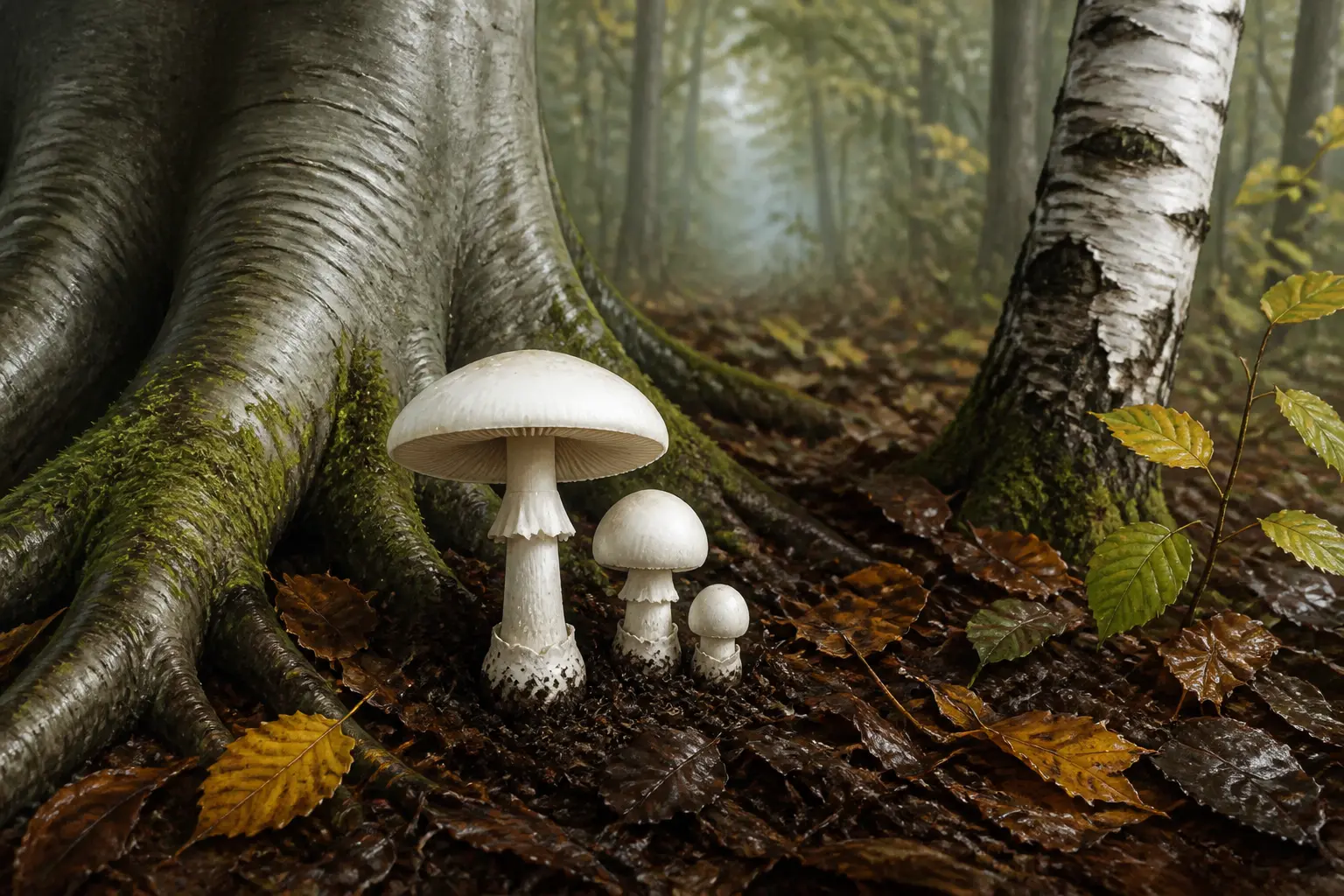 Habitat, arbres associés, saison et zones de pousse