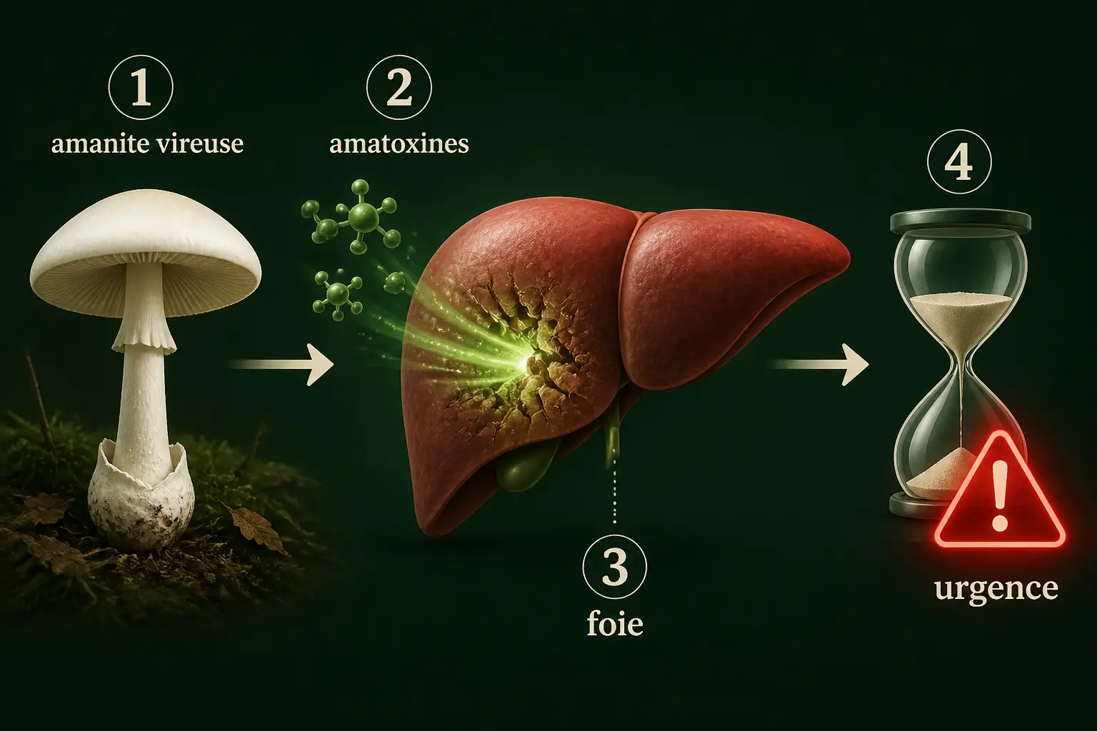 Pourquoi l’amanite vireuse est mortelle : toxines, symptômes et urgence